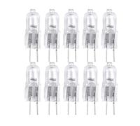 Avfora Ampoule halogène G4 10 pièces 12V 5W/10W/20W/30W/50W Lampe halogène 2 broches Ampoule en verre 35W