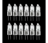 Avfora Ampoule halogène G4 pour microscope, 6 V 20 W 25 W 30 W, ampoule pour instrument de travail, 6 pièces 25 W 6 V-12 pièces