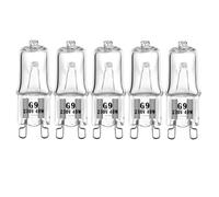 AVFORA Ampoule halogène G9 Lampe de four Haute température 500℃ Convient pour réfrigérateur Ventilateur de four 110V 220V 40W 5PCS 40W-5PCS 220V