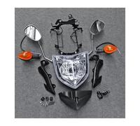 AVFORA Avant Lampe Pour FZ1N FZ1 2006 2007 2008 2009 2010 2011 2012 2013 2014 2015 Ensemble Phares Moto Ensemble Phares Miroir Clignotant Phare Avant Moto