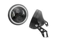 AVFORA Avant Lampe Pour Suzuki 7 Pouces 60W DOT SAE E9 Moto Phare Angle Oeil Phare Led 7 Pouces Boîtier Seau Garniture Anneau Phare Avant Moto