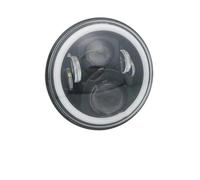 AVFORA Avant Lampe Pour Suzuki 7 Pouces 60W DOT SAE E9 Moto Phare Angle Oeil Phare Led 7 Pouces Boîtier Seau Garniture Anneau Phare Avant Moto