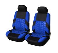 AVFORA Couvre Sieges Avant Arrière Housses Siège Brodées, pour Nissan pour Qashqai pour J10 pour Almera pour N16 pour Note pour Patrol Y61 pour X-Trail pour T31(Bleu)