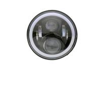 AVFORA Pour Sahara Sport Pour Utilitaire Pour Illimité 1997-2012 2013 2014 2015 2016 1 Pièces 7 ''phare LED Voiture 7 Pouces H4 Phares LED Avec Oeil D'ange Light Assembly Phare