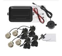 Avfpra Capteur De Recul Voiture Kit De Capteur De Stationnement De Voiture Buzzer Radar De Secours Indicateur D'alerte Sonore Sonde Système 4 Capteurs 22 Mm 12 V Radar De Recul Voiture(Champagne G)