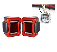 Avfpra Ensemble Feu Arrière Pour Jeep Pour Wrangler JK 2007-2018 : Freinage, Recul Et Jour Ensemble De Feux Arrière(Eu Red)