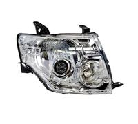 Avfpra Feux Avants Auto Pour Mitsubishi Pour Pajero V97 V93 V98 V87 2007-2014 HID Phare Feux De Jour Lentilles DRL Lampe Assemblage Lampe Frontale Phare Avant(Droite,Halogène)