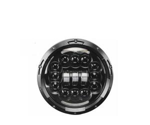 Avfpra Feux Avants Auto Pour Suzuki Pour Jimmy Pour Samouraï Phares De Voiture Led 7 Pouces Phare Hors Route 60W Lumière De Travail 12V 24V Phare Avant(1 X Black Light bbb)