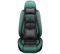 Avfpra Housses Sieges Universelles pour Hyundai pour Kona Accessoires Auto Détails Intérieurs Housse Siège Universelle Cuir PU(M Black Green 5 Seat)