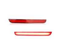 Avfpra Pare-chocs Arrière Feu Arrière Pour Dodge Pour Challenger 15-22 Feux Gabarit Latéraux À LED Avant Et Arrière Ambrés Rouges Réflecteurs Garde-boue(2X Red Rear Bumper)