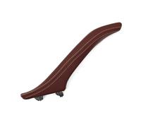 Avfpra Poignées Portières Intérieures Pour BMW Série 5 F10 F11 F18 520i 523i 525i 51417225852 Poignée Traction En Cuir Pour Porte Intérieure Passager De Voiture Ensemble Remplacement(Left Red Brown)