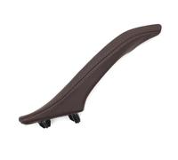 Avfpra Poignées Portières Intérieures Pour BMW Série 5 F10 F11 F18 520i 523i 525i 51417225852 Poignée Traction En Cuir Pour Porte Intérieure Passager De Voiture Ensemble Remplacement(Left Moka)