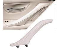 Avfpra Poignées Portières Intérieures Pour BMW Série 5 F10 F11 F18 520i 523i 525i 528i 535i Poignée Porte Intérieure Passager En Cuir Ensemble Remplacement(Oyster Left)