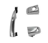 Avfpra Voiture Poignée Extérieure Pour JAC Pour Affiner Pour S3 Poignées Porte Extérieures Couvercle Serrure OE 6105130U8513 Poignée Avant Arrière Gauche Droite(Handle and lock cap,Arrière gauche)
