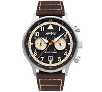 AVI-8 Carey Dual Time AV-4088-01 - Homme - 43 mm - Analogique - Mecha-Quartz - Verre minéral
