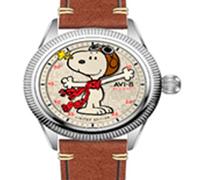 AVI-8 Flyboy Airmaster 40 Peanuts Snoopy AV-4138-01 - Homme - 40 mm - Quartz - Verre minéral