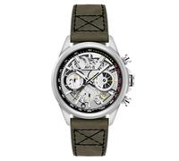 AVI-8 Hawker Harrier Matador Montre Pilote à Quartz Japonais avec Bracelet en Cuir véritable pour Homme 45 mm AV-4065/AV-4025, Sangle