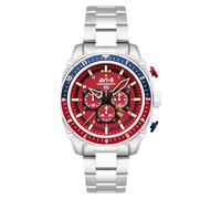 AVI-8 Hawker Hunter Atlas Dual Time Chronographe Crimson Rouge