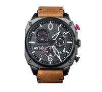 Montre Homme AVI-8 Hawker Hunter Chronographe Dateur cadran Noir -AV-4052-02