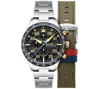 AVI-8 Hawker Hurricane 90th Anniversary Chronograph AV-4130-11 - Homme - 45 mm - Quartz - Verre minéral