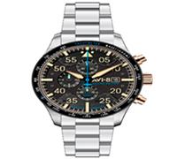 AVI-8 Hawker Hurricane 90th Anniversary Chronograph AV-4130-22 - Homme - 45 mm - Quartz