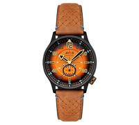 AVI-8 Hawker Typhoon Baldwin Montre Automatique pour Homme avec Bracelet en Cuir 42 mm AV-4119, Baldwin Automatique