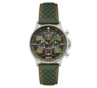 AVI-8 Montre chronographe Hawker Typhoon Coningham pour homme 42 mm D-Day 80 édition limitée avec bracelet en cuir AV-4093, Harding, Sangle