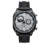AVI-8 Montre d'aviateur AV-4052-Parent, Tactical Black, Montre à Quartz, chronographe, Tactical Black, Montre à Quartz, chronographe