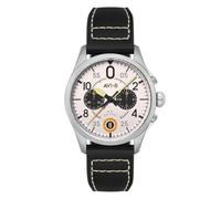 AVI-8 Montre pour homme Hawker Hurricane Classic Chronographe Imperial War Museums Edition 43,5 mm avec bracelet en cuir AV-Imperial, Bethlem