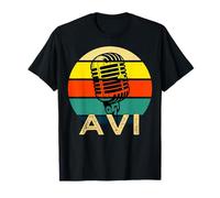 AVI Microphone rétro des années 80 pour Homme et Enfant T-Shirt