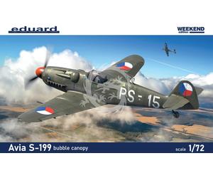 Avia S-199 Bubble Canopy Weekend edition Eduard 7471 skala 1/72