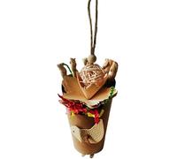 Avian Foraging - Jouets à mâcher à suspendre pour perroquet | Enrichissement naturel, dispositif de jeu de perruche en bois pour inséparable, ara, gris africain, habitat pour animaux domestiques