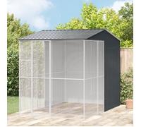 Aviary pour Oiseaux - Anthracite - 215x310x247 cm - Acier - Extérieur