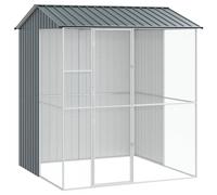Aviary pour Oiseaux vidaXL Anthracite 215x210x247 cm en Acier