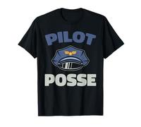 Aviateur Équipe Copilote Pilotage - Pilotes T-Shirt