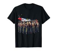 Aviateurs noirs rétro Histoire noire de la Seconde Guerre mondiale Tuskegee Pilots T-Shirt