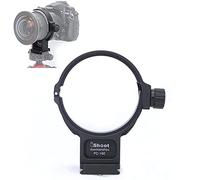 Aviation Collier d'objectif en Aluminium pour Nikon PC NIKKOR 19 mm f/4E Ed Tilt-Shift, Support d'objectif d'appareil Photo avec Plaque de dégagement Rapide pour trépied Tête de Boule ARCA-Swiss/PMG