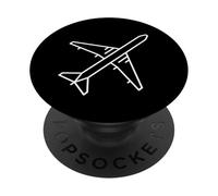 Aviation I Love Aviation et Avions pour Pilotes et Aviateurs PopSockets PopGrip Adhésif