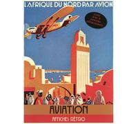 Aviation - Livre avec 8 posters détachables publicitaires cultes Portfolio 8 affiches publicitaires cultes - Collectif - Place Des Victoires Eds - Coffret - Monographie