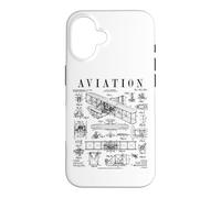 Aviation Pilot Airplane Wright Brothers Aircraft Brevet Coque pour iPhone 16