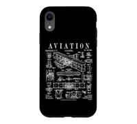 Aviation Pilot Airplane Wright Brothers Aircraft Brevet Coque pour iPhone XR