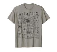 Aviation Pilot Airplane Wright Brothers Aircraft Brevet T-Shirt