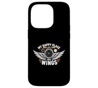 Aviation Pilot My Happy Place Has Wings Airplane Design Coque pour iPhone 14 Pro