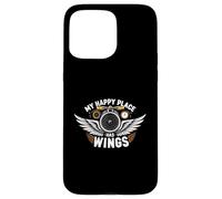 Aviation Pilot My Happy Place Has Wings Airplane Design Coque pour iPhone 15 Pro Max