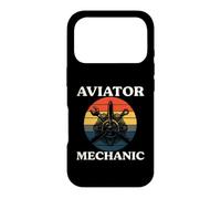 Aviator Mechanic Retro Aircraft Engine Aviation Coque pour iPhone 17 Pro
