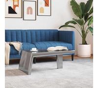 Aviator Table basse en aluminium poli Style avion vintage 90 x 55 x 35 cm Table de salon Table d'appoint Design industriel pour votre maison Pas de montage nécessaire