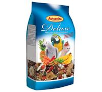 Avicentra Nourriture pour Grandes perruches - Mélange de Bananes, Carottes et cacahuètes - 1000 g (Delux)