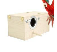 Avícola Maison en bois respirant et chaud pour oiseaux pour inséparables, ninfa, conure, ara, moineau, canari