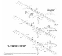 AVID accessorio MMX/Shifter Mounting Bracket, Left - Elixir CR Mag/X0/XX