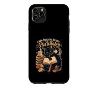 Avid Bookworm Mon Copain de Lecture a des Moustaches, Chat Noir Coque pour iPhone 11 Pro Max